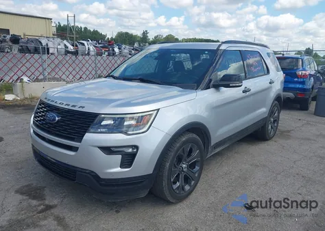 2018 Ford Explorer Sport z USA, uszkodzony, nr VIN 1FM5K8GT4JGA36440